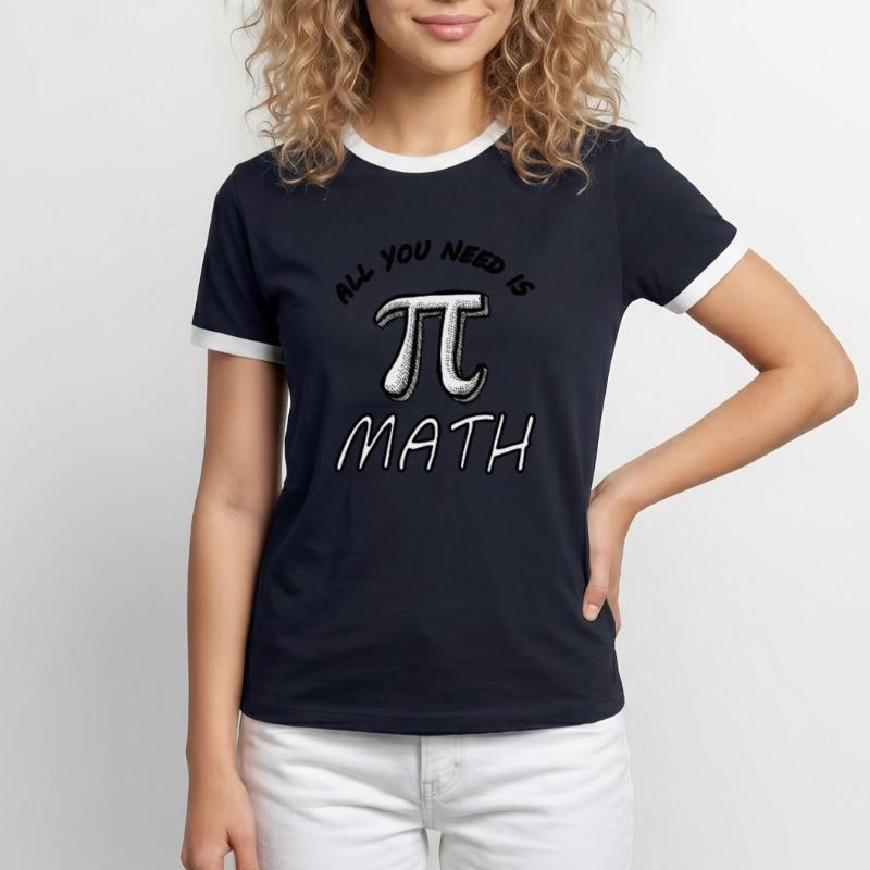 Maths Study Math Math Student Gift Men's Ringer Shirt