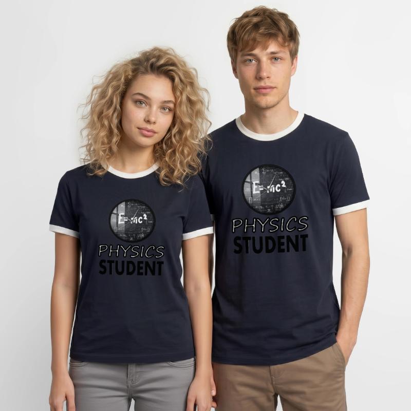 Physics Student Physics Student Physics Student Men's Ringer Shirt