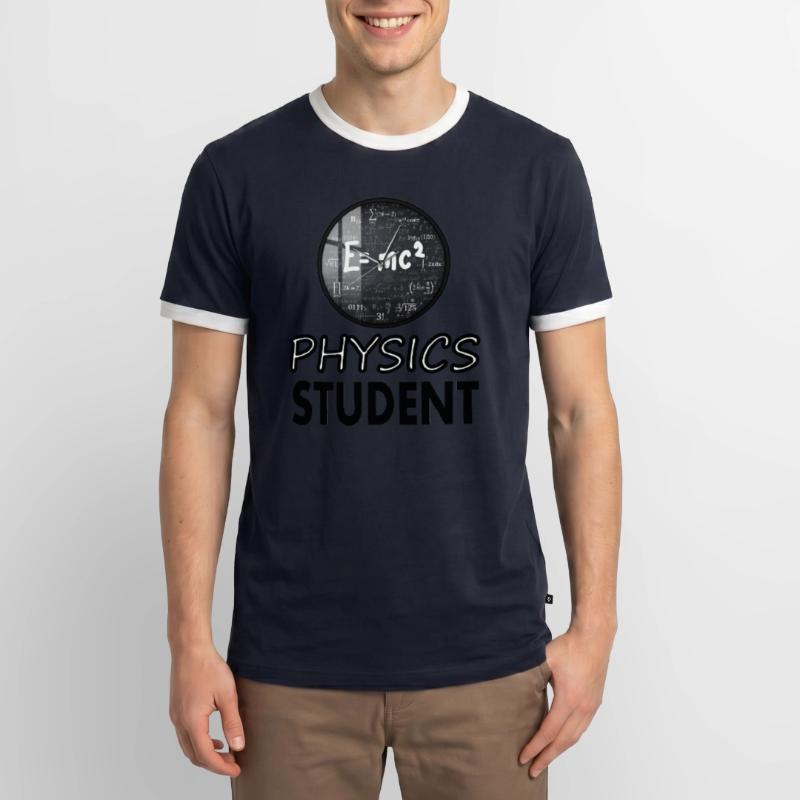 Physics Student Physics Student Physics Student Men's Ringer Shirt