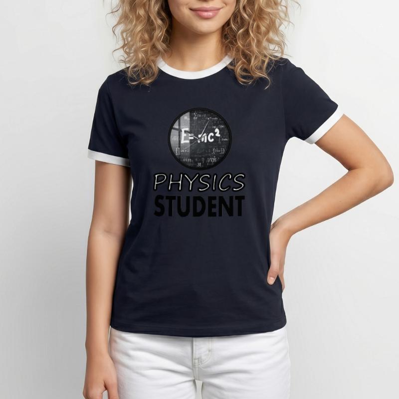 Physics Student Physics Student Physics Student Men's Ringer Shirt
