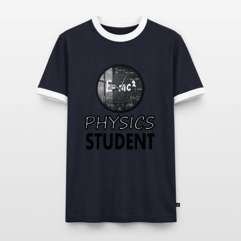 Physics Student Physics Student Physics Student Men's Ringer Shirt