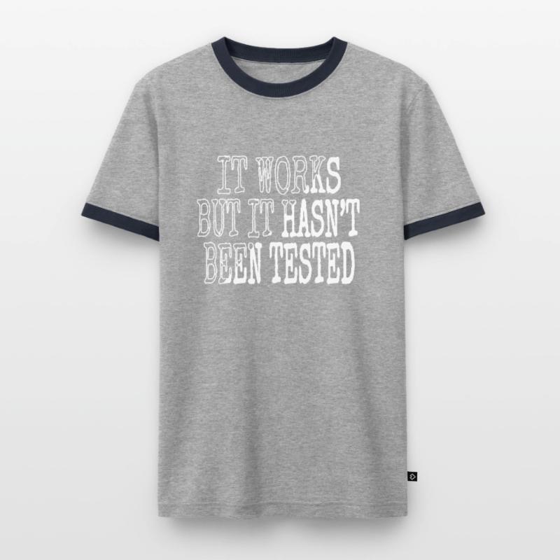 programming programming language Männer Kontrast-T-Shirt