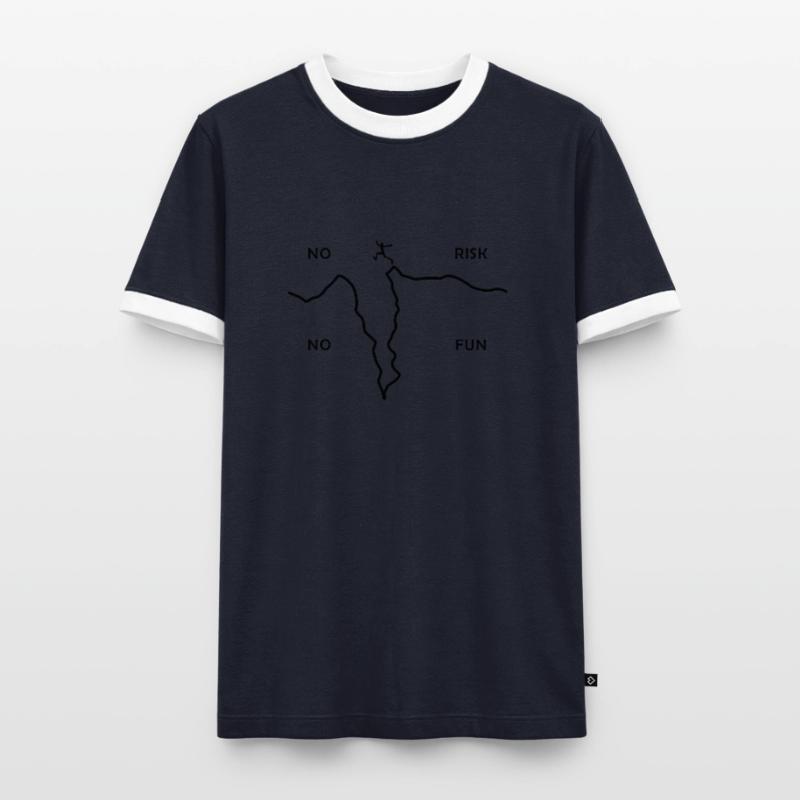 PAS DE RISQUE PAS DE FUN - action - risque T-shirt contrasté Homme
