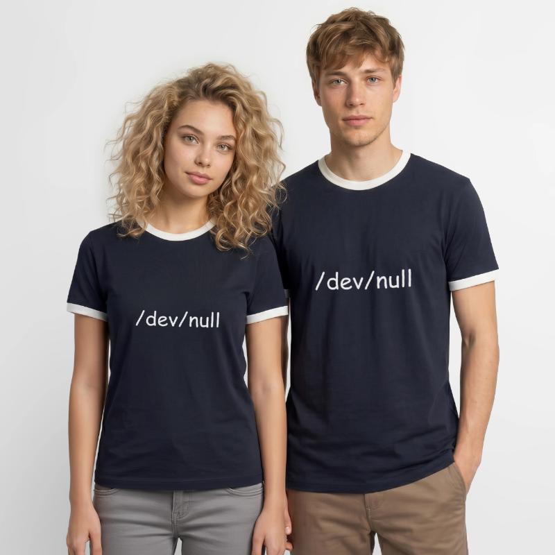 Nulldevice / dev / null unix gift Men's Ringer Shirt