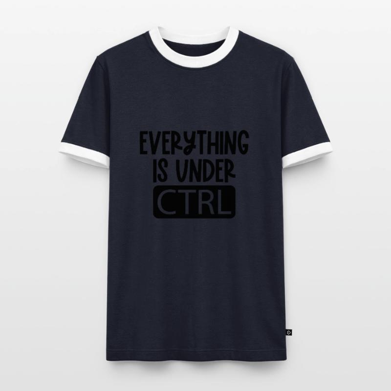 Everything is under ctrl Programming Informatique T-shirt contrasté Homme