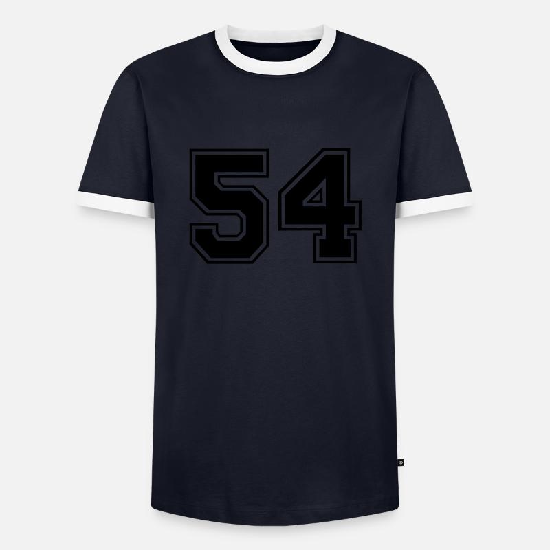 54 - Men's Ringer Shirt - navy/white 