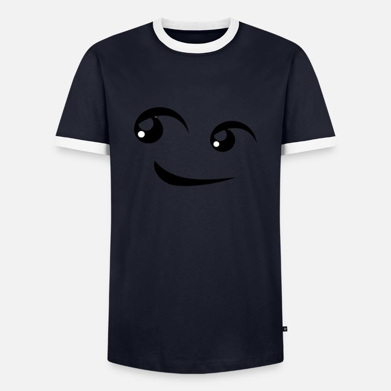 Bath - Men's Ringer Shirt - navy/white 