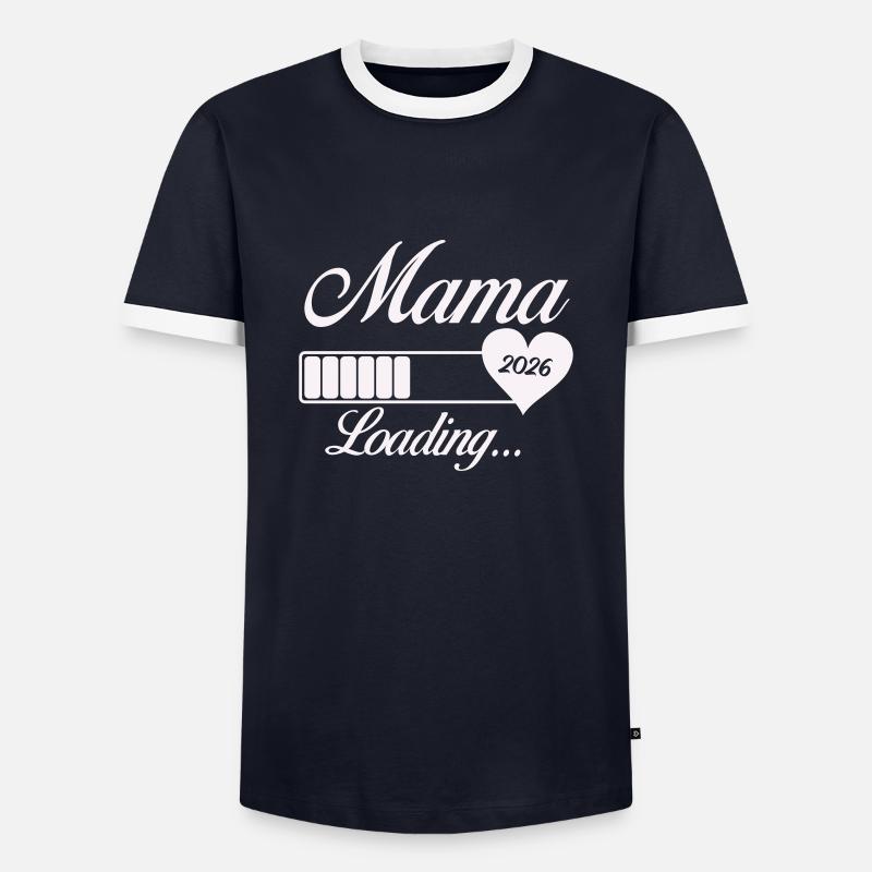 Mama Loading 2026 - Men's Ringer Shirt - navy/white 