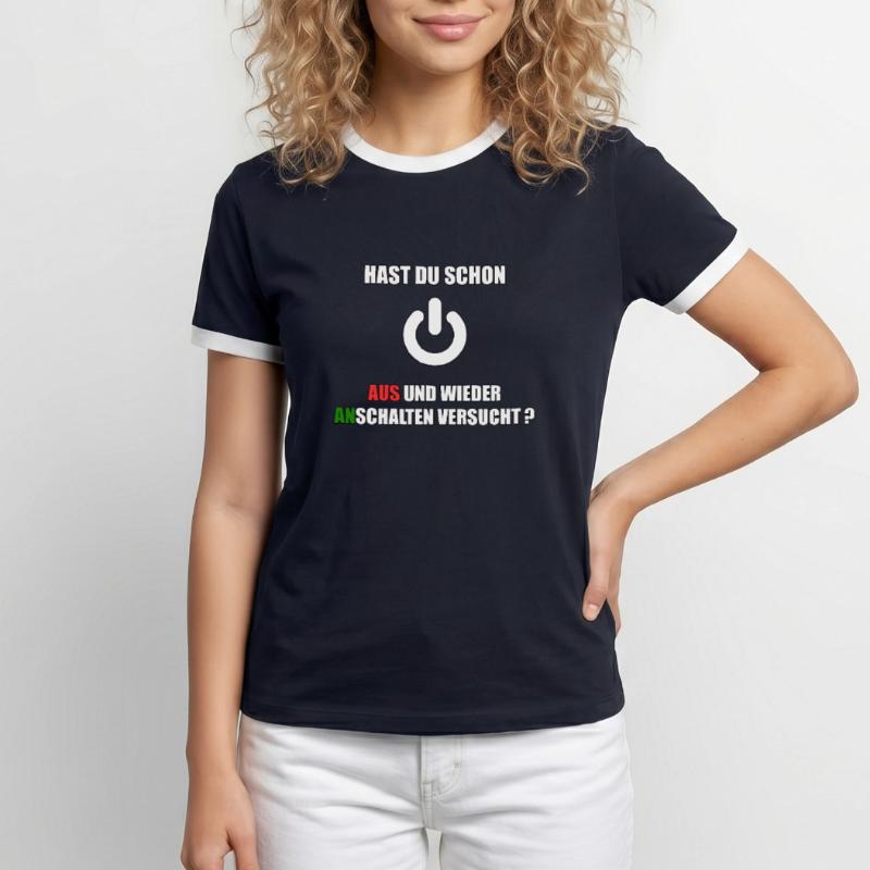 Witziges Informatik Student Coder Programmierer Männer Kontrast-T-Shirt