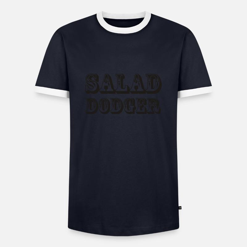 Salad Dodger - Men's Ringer Shirt - navy/white