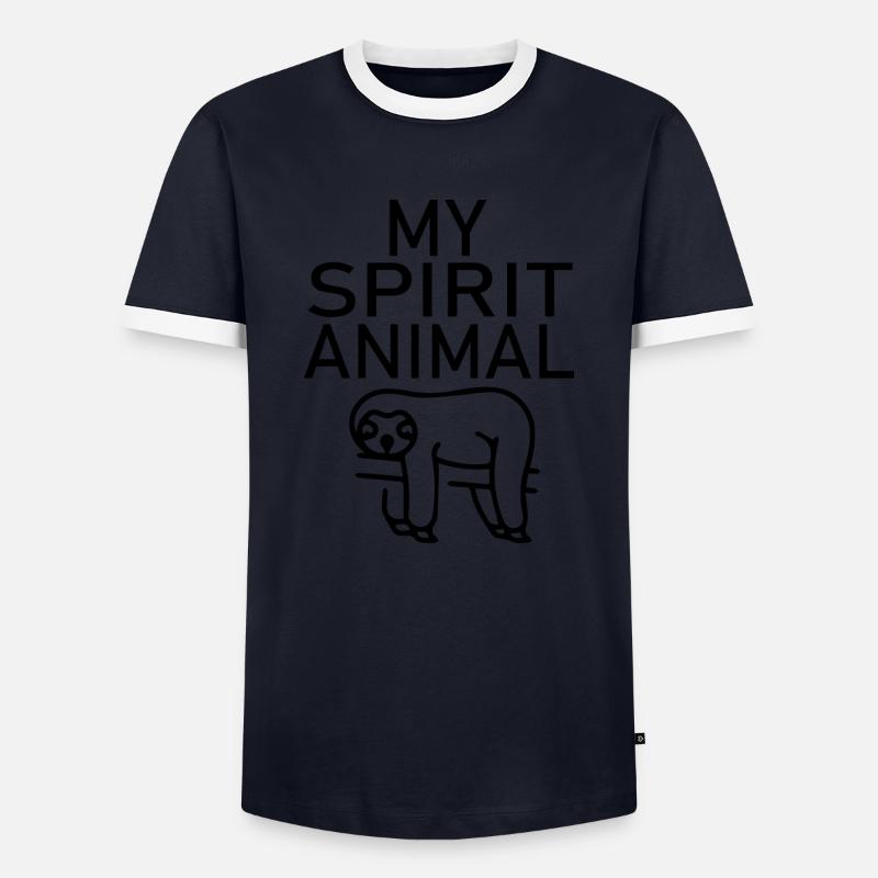 Fun Fun Funny - Men's Ringer Shirt - navy/white 
