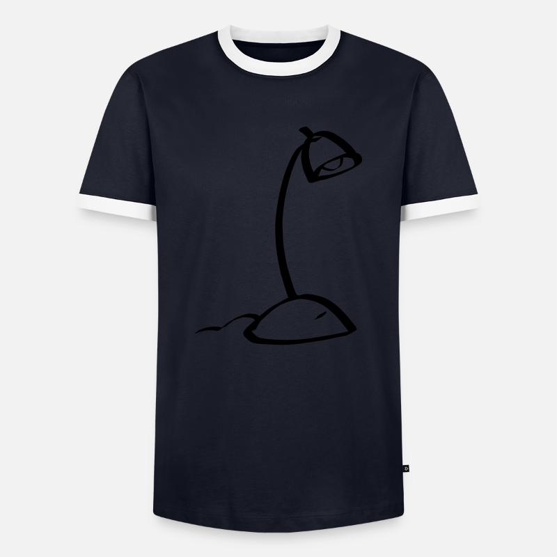 table lamp - Men's Ringer Shirt - navy/white