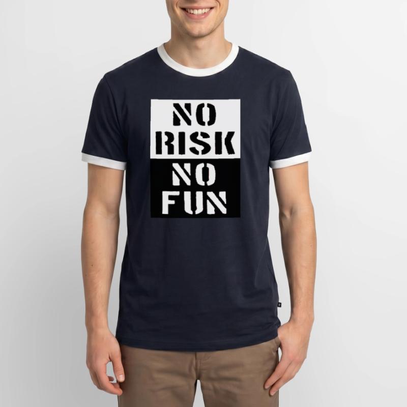 Pas de risque, pas d'amusement - Pas de risque, pas d'amusement T-shirt contrasté Homme