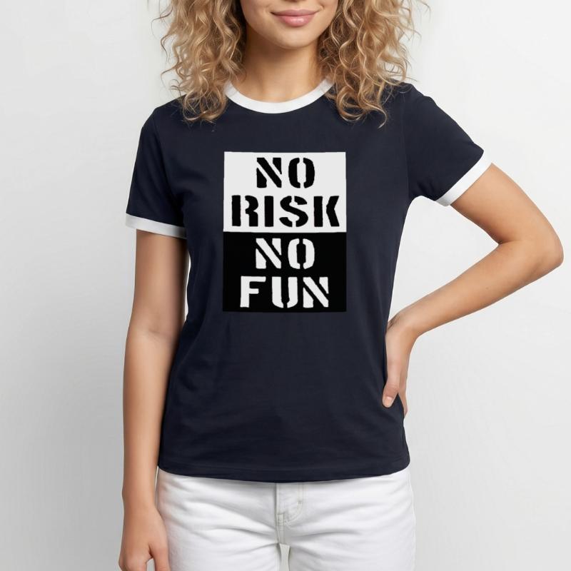 Pas de risque, pas d'amusement - Pas de risque, pas d'amusement T-shirt contrasté Homme
