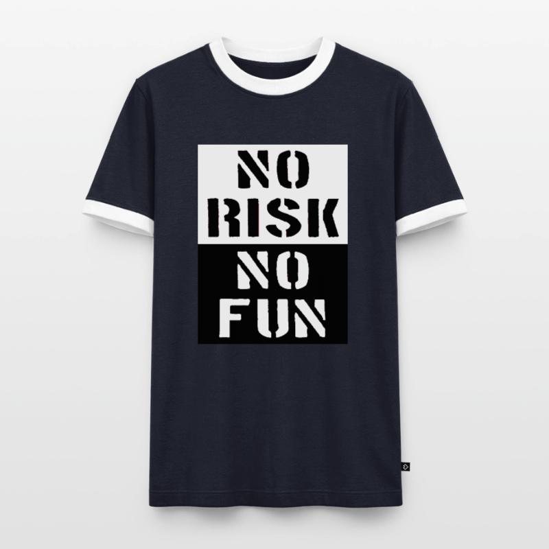 Pas de risque, pas d'amusement - Pas de risque, pas d'amusement T-shirt contrasté Homme
