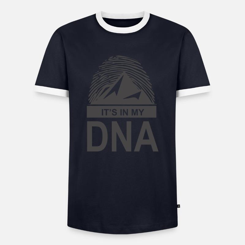 Climbing Klettern - Männer Kontrast-T-Shirt - Navy/Weiß 