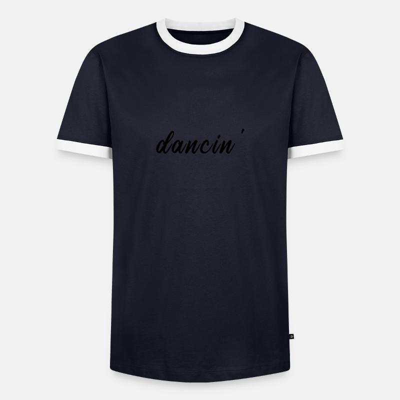 dancin / dancing / dance - Men's Ringer Shirt - navy/white 