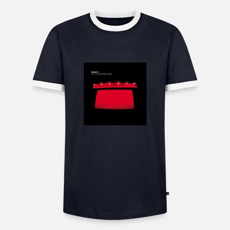 Interpol - Men's Ringer Shirt - navy/white 