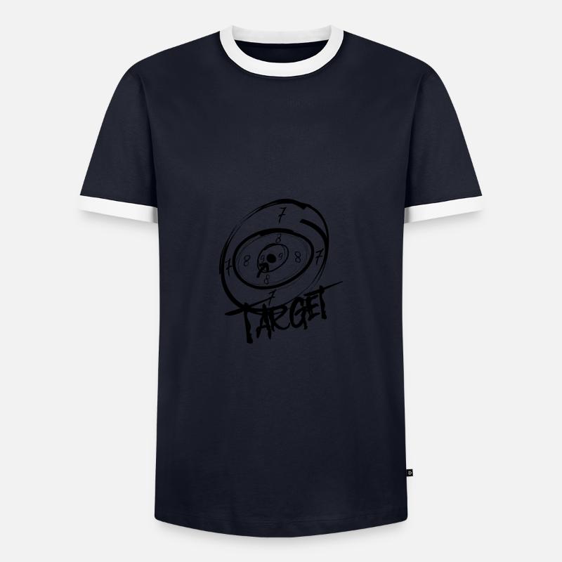 Target - Men's Ringer Shirt - navy/white