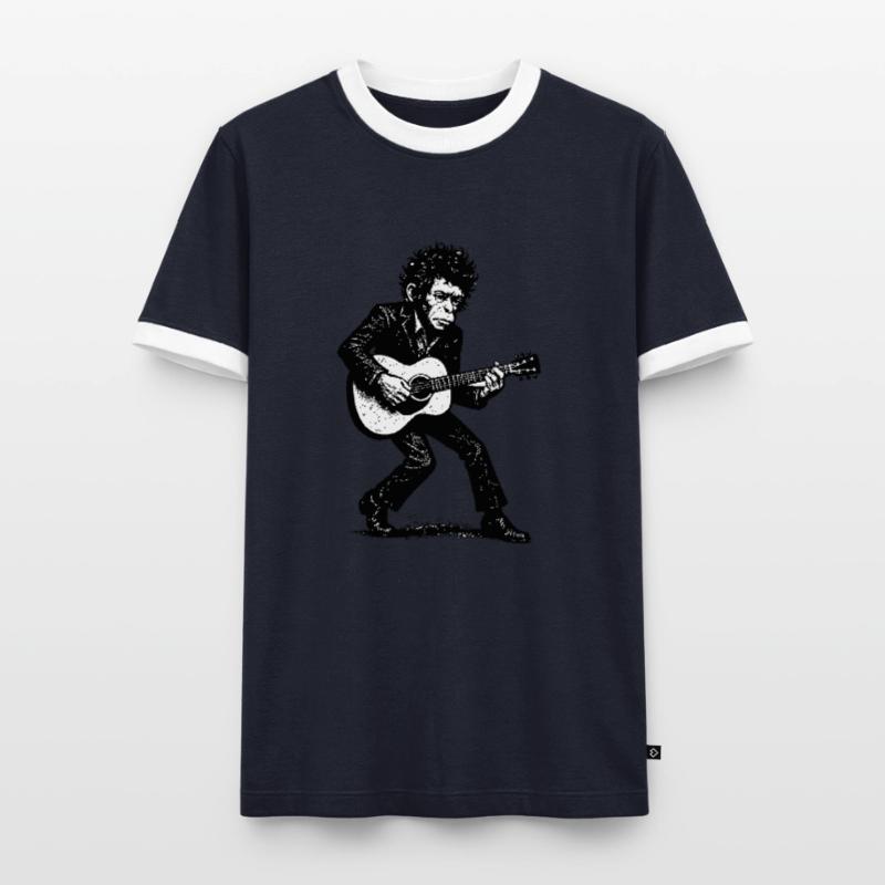 Auteur-compositeur-interprète | Le Singe Danseur T-shirt contrasté Homme