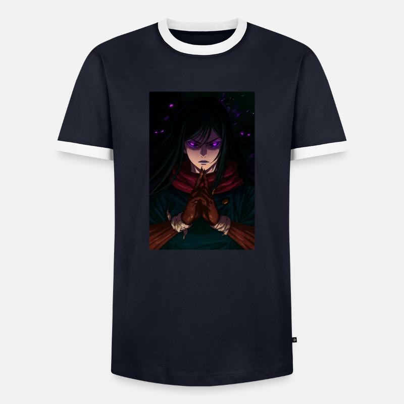 Voidlock - Men's Ringer Shirt - navy/white