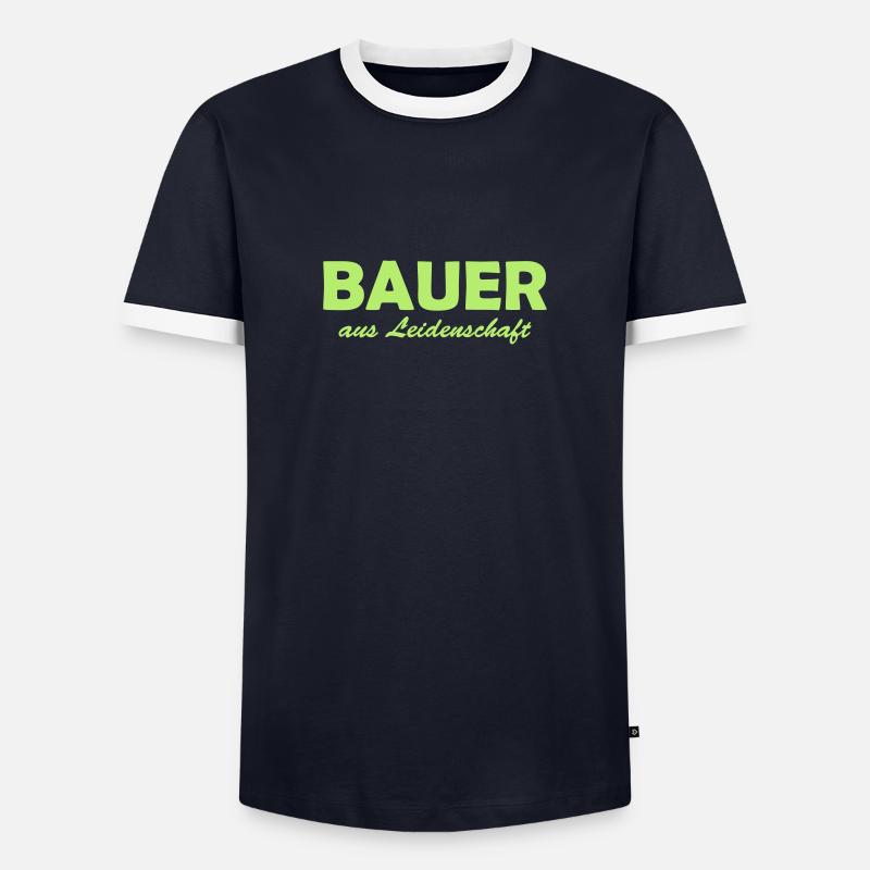 bauer - Men's Ringer Shirt - navy/white