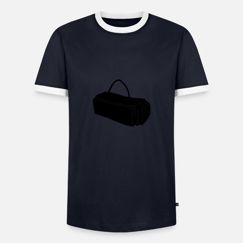 bag - Men's Ringer Shirt - navy/white 
