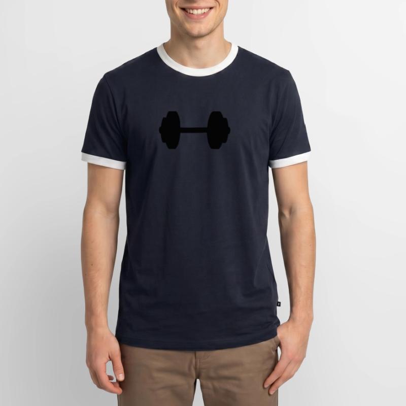 exercise, exercise, exercise, exercise, exercise, Men's Ringer Shirt