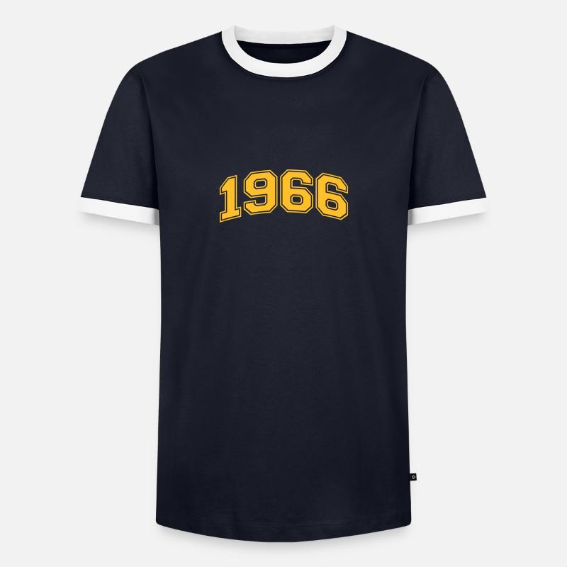 1966 - Men's Ringer Shirt - navy/white