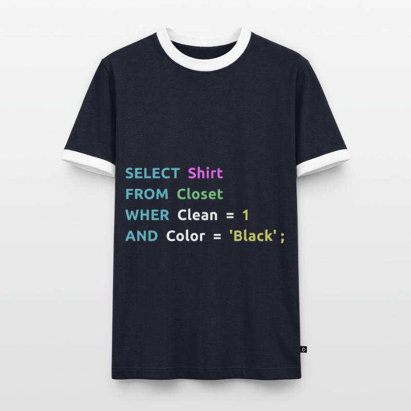 Nerd Computer Computerarbeit Coder Geschenkidee Männer Kontrast-T-Shirt