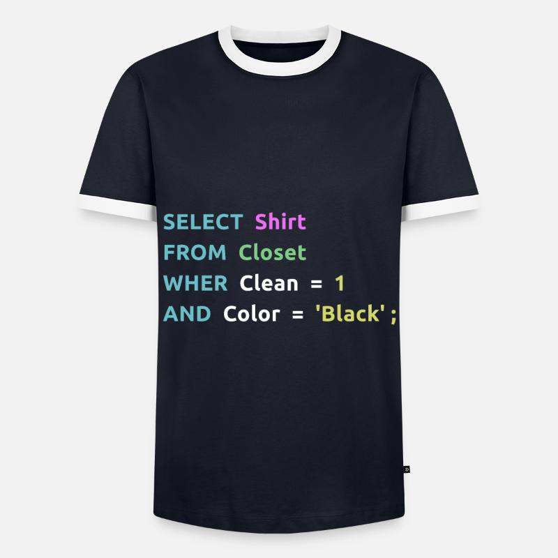 Nerd Computer Computerarbeit Coder Geschenkidee - Männer Kontrast-T-Shirt - Navy/Weiß