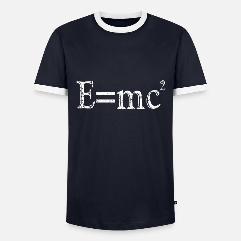 Quantenphysik Physik Physiker wissenschaft quanten - Männer Kontrast-T-Shirt - Navy/Weiß 