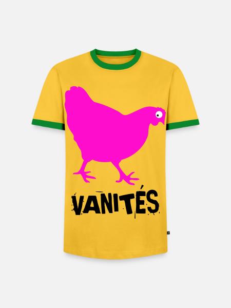 VANITÉS - T-shirt contrasté Homme - jaune/vert
