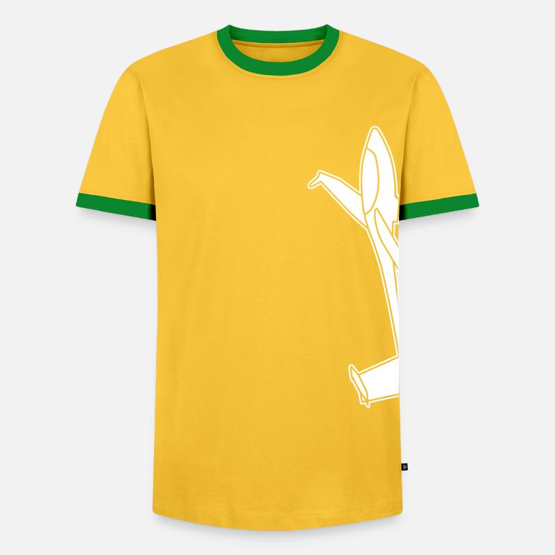 Glider Glider Pilot - Men's Ringer Shirt - yellow/green 
