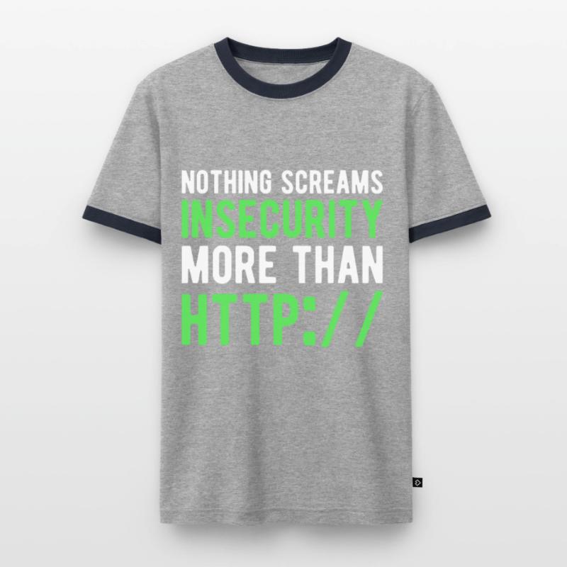 Codeur Programmeur de code binaire Informatique T-shirt contrasté Homme