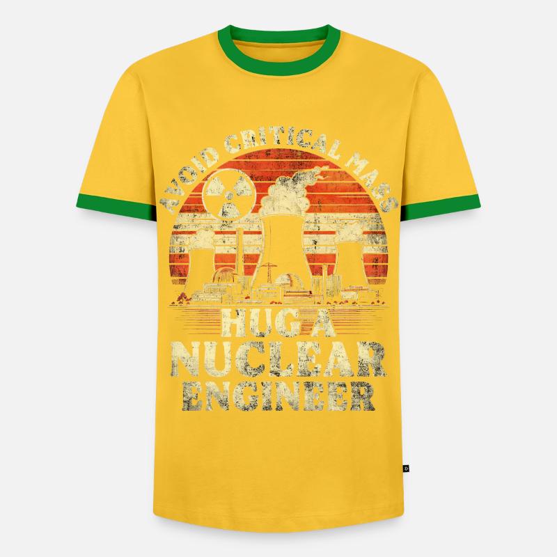 Nuclear Engineer Nuclear Technician - Men's Ringer Shirt - yellow/green