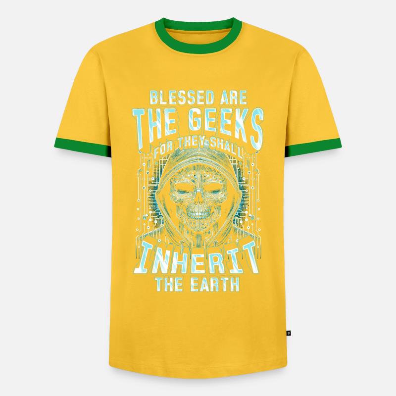 Robotics Engineer - Men's Ringer Shirt - yellow/green