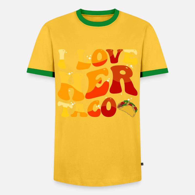 Cinco de Mayo - Men's Ringer Shirt - yellow/green 