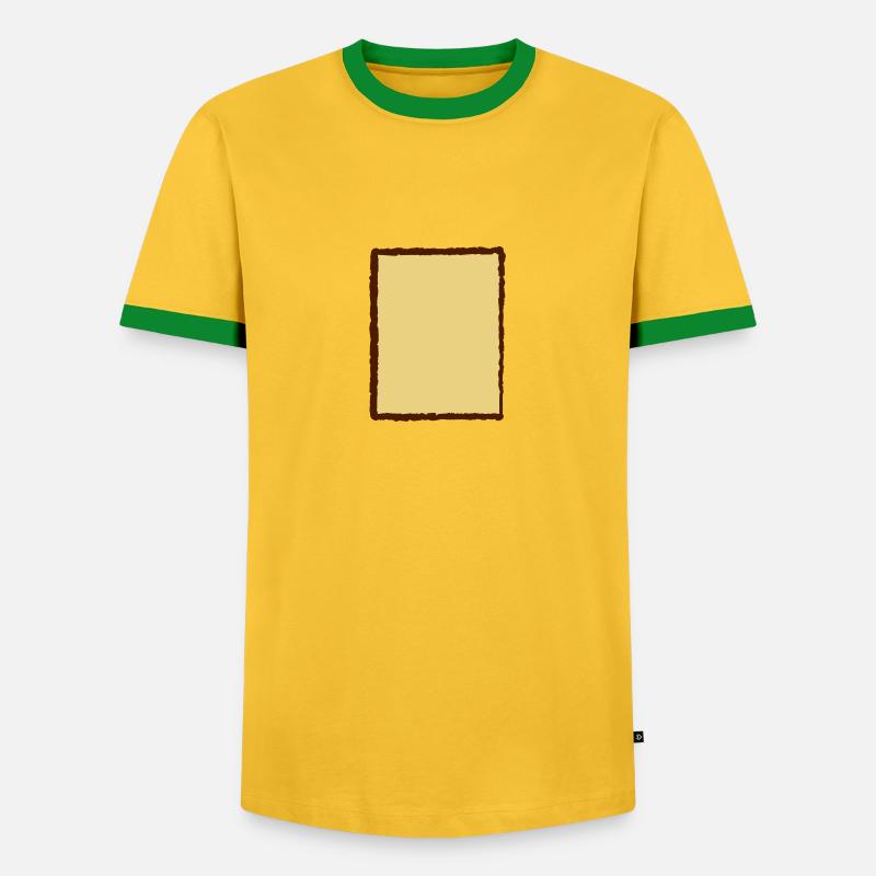 Broken old frame - Men's Ringer Shirt - yellow/green