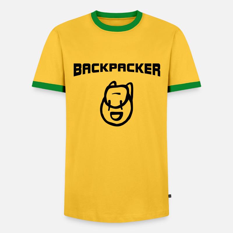 Backpacker Backpack - Men's Ringer Shirt - yellow/green