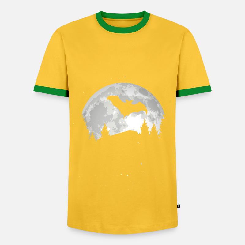 Bat - Men's Ringer Shirt - yellow/green 