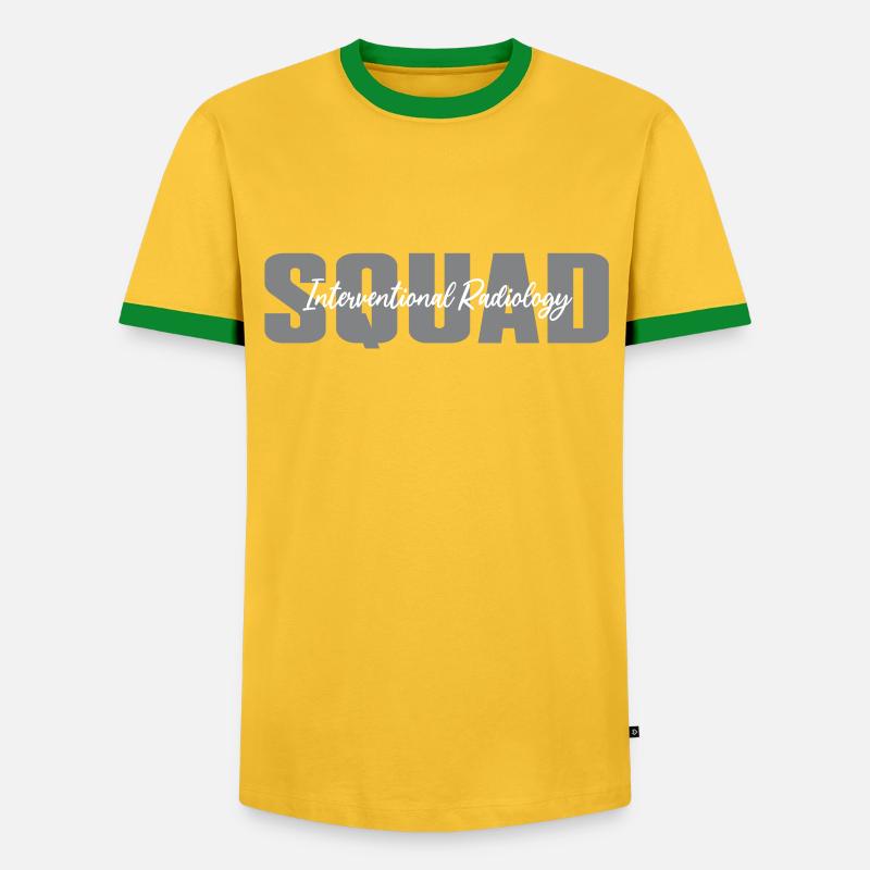 Interventional Radiology Squad - Men's Ringer Shirt - yellow/green 