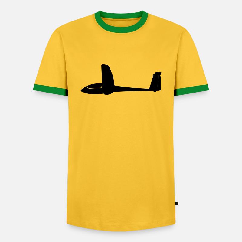 astircs - Männer Kontrast-T-Shirt - Gelb/Grün 