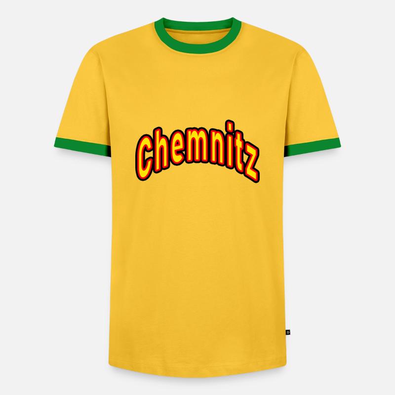 Chemnitz - Men's Ringer Shirt - yellow/green