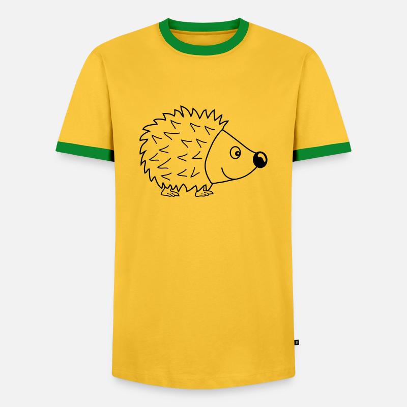 igel_1 - Men's Ringer Shirt - yellow/green