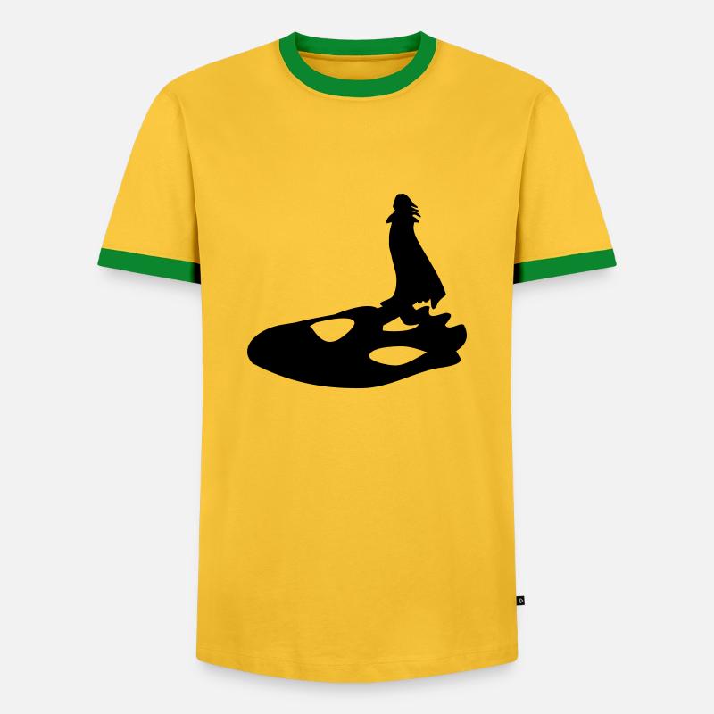 albator - Men's Ringer Shirt - yellow/green 