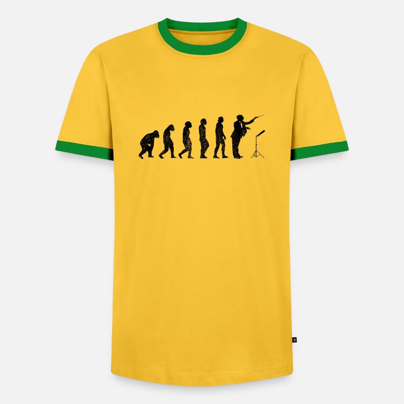 Dirigenten Geschenk Dirigent Musik Dirigieren - Männer Kontrast-T-Shirt - Gelb/Grün 