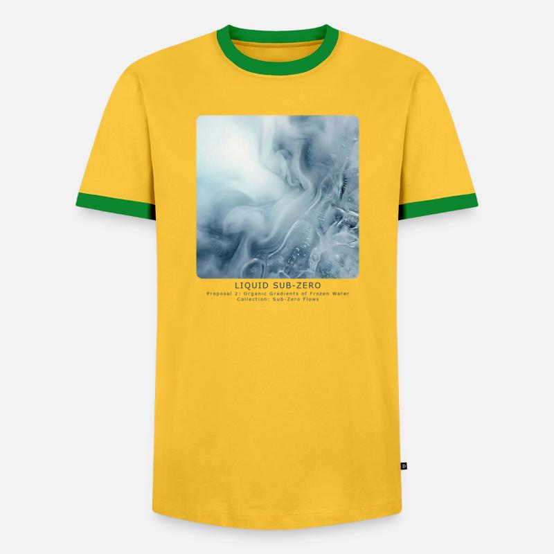 Liquid Sub-Zero - Men's Ringer Shirt - yellow/green 