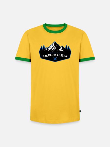Djerdjer_Alayen_2 - Men's Ringer Shirt - yellow/green