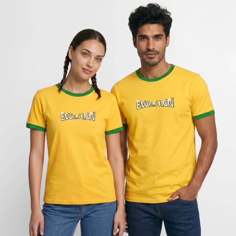 Revendication d’évolution T-shirt contrasté Homme